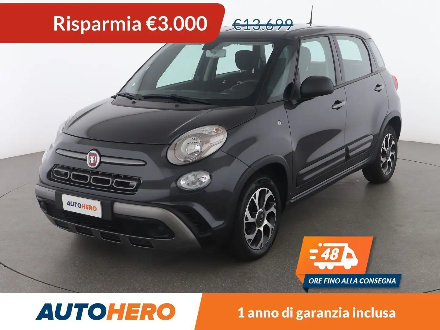 Fiat 500L 1.4 City Cross 95 CV Grey - 1