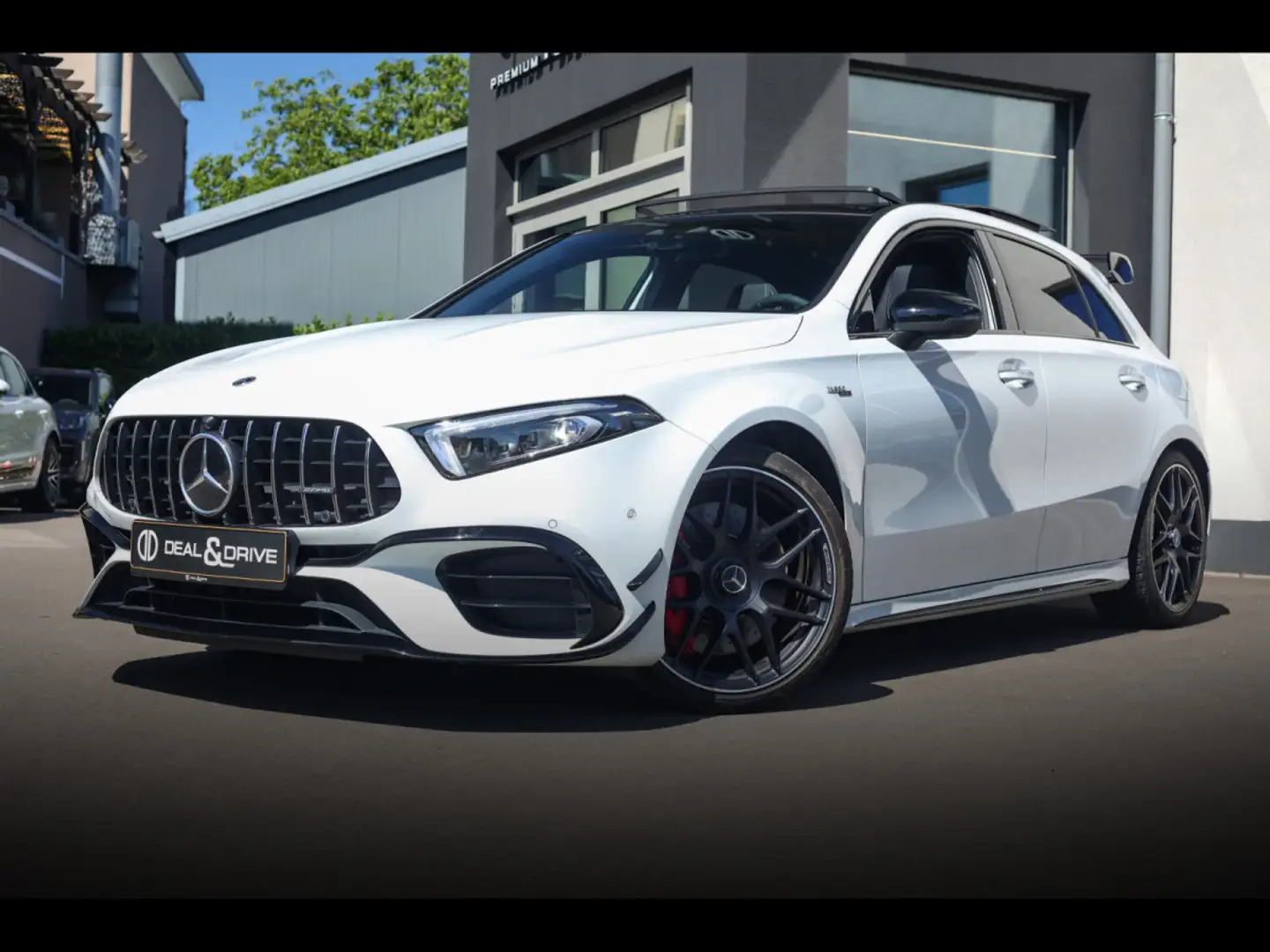 Mercedes-Benz A 45 AMG S AMG 4M AERO°NIGHT°360°BURM°PERF SITZE°ABGAS Blanc - 1