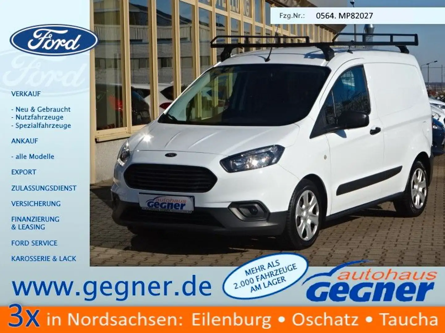 Ford Transit Courier Kasten 75PS LKW Audio15 Weiß - 1