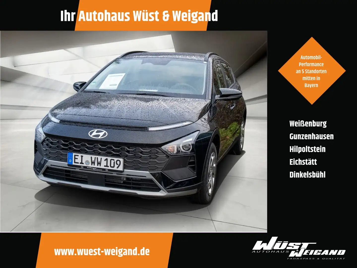 Hyundai BAYON Bayon  1.0 T-GDI  Select Schwarz - 1