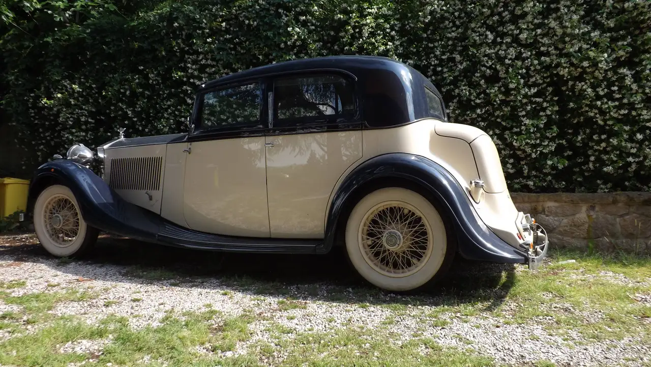 Rolls-Royce 20/25 Sport Saloon anno 1934 restaurata funzionante in ordine di meccanica e carrozzeria, foto 2