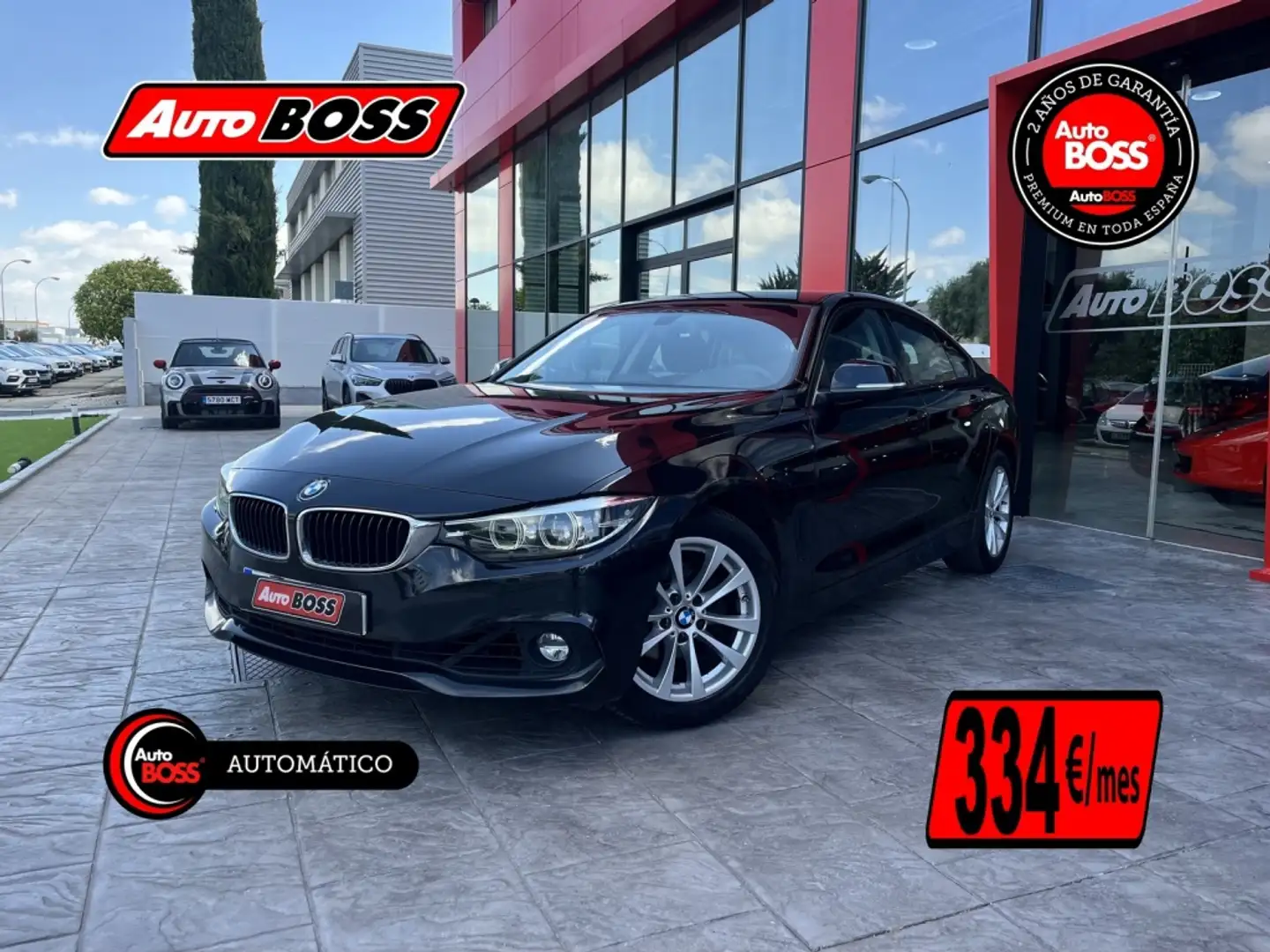 BMW 418 418iA Gran Coupé Zwart - 1