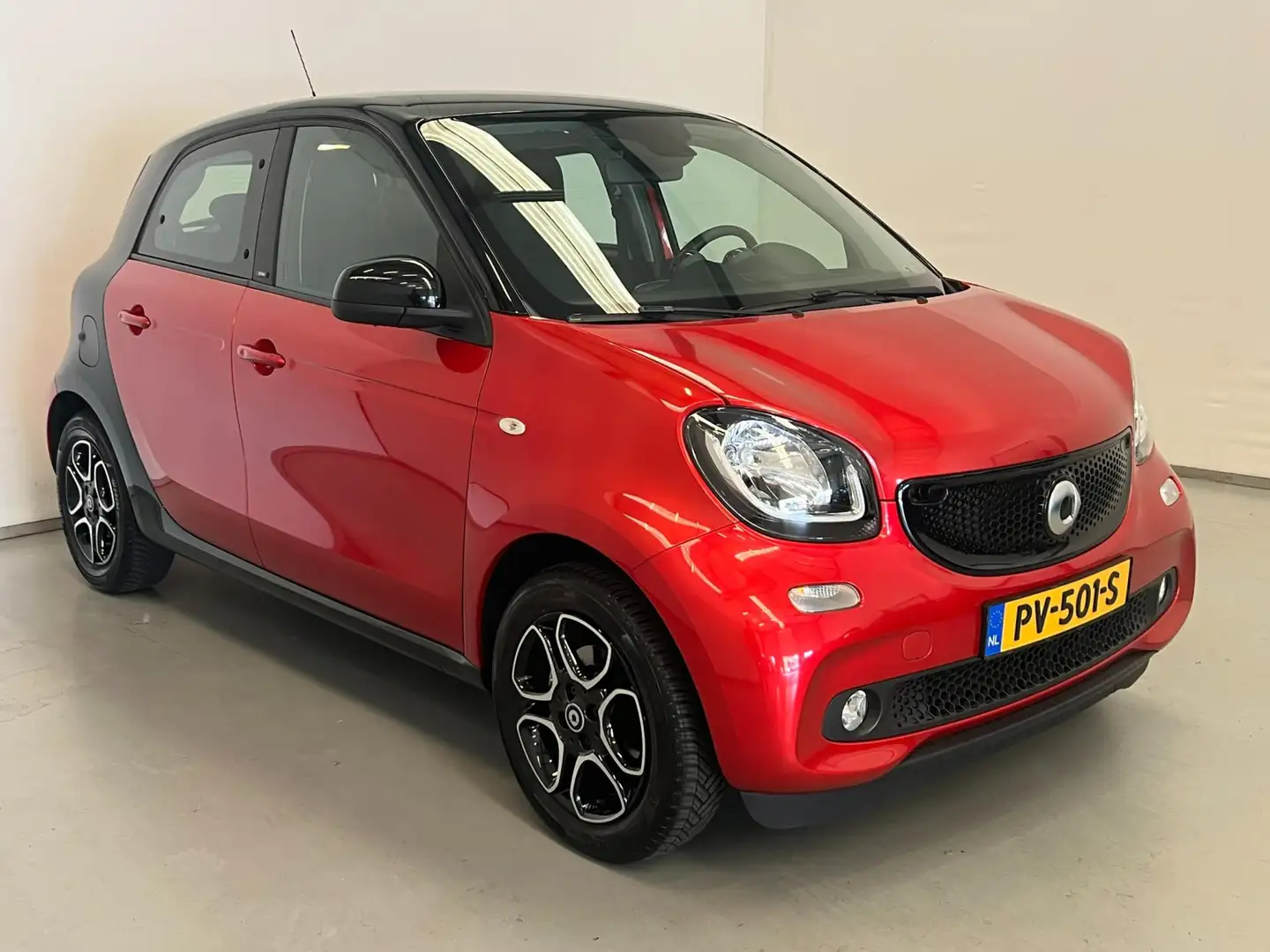 smart forFour 1.0 Turbo Prime / 1e eig / Leder / Navi / Stoelver Rood - 2
