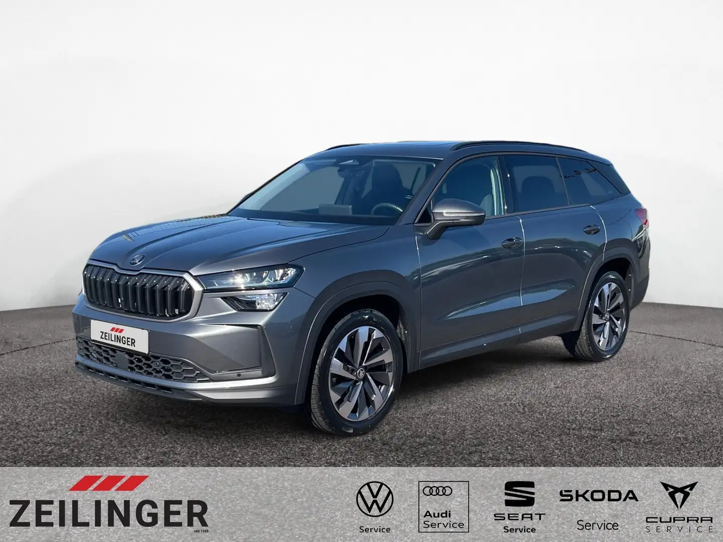Skoda Kodiaq Selection 4x4 TDI DSG|7-S|PANO|AHK|5J-GAR Grau - 1