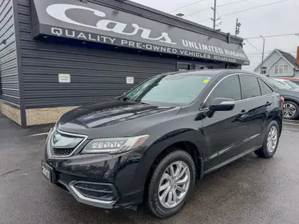 Black 2017 Acura RDX AWD with Technology Package SUV / Crossover All-Wheel Drive 6-Speed Automatic