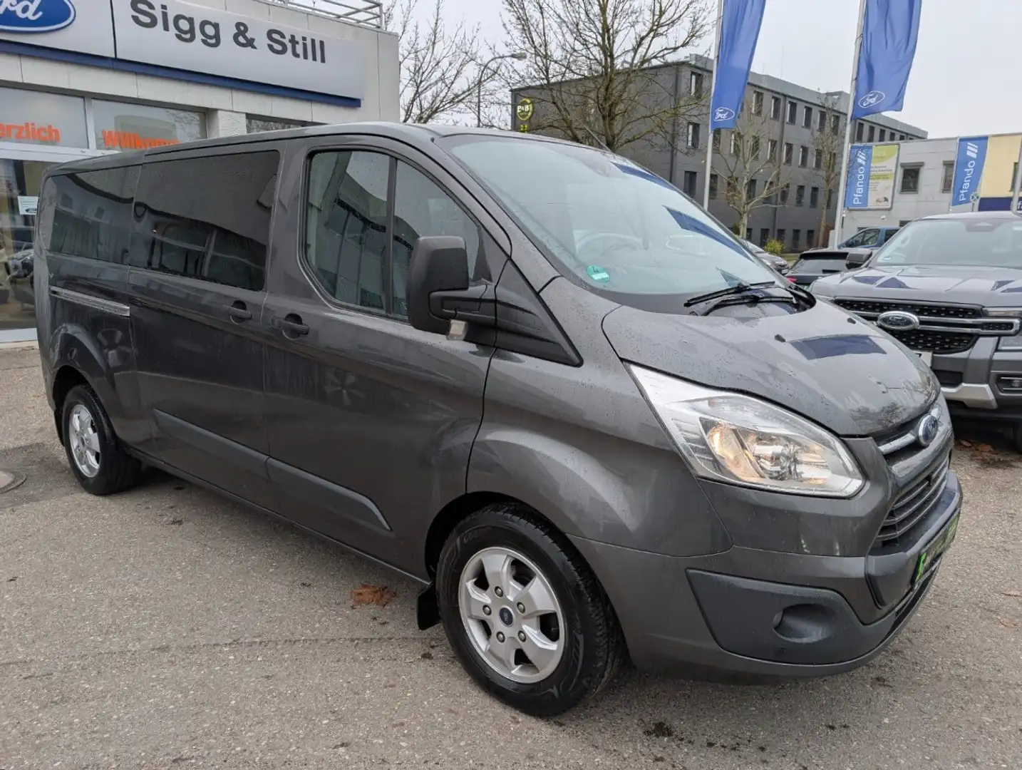 Ford Transit Custom Kombi 310 L2 Trend 9-SITZER*KLIMA Gris - 2