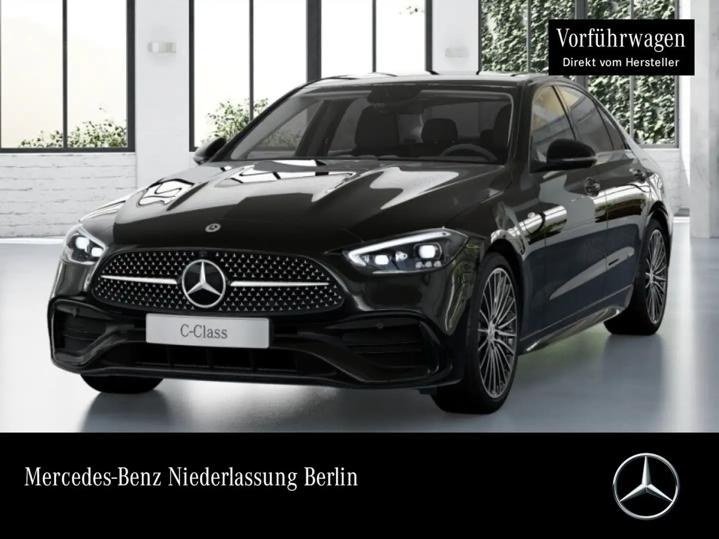Mercedes-Benz C 300 de AMG+NIGHT+360+BURMESTER+TOTW+KEYLESS+9G Schwarz - 1