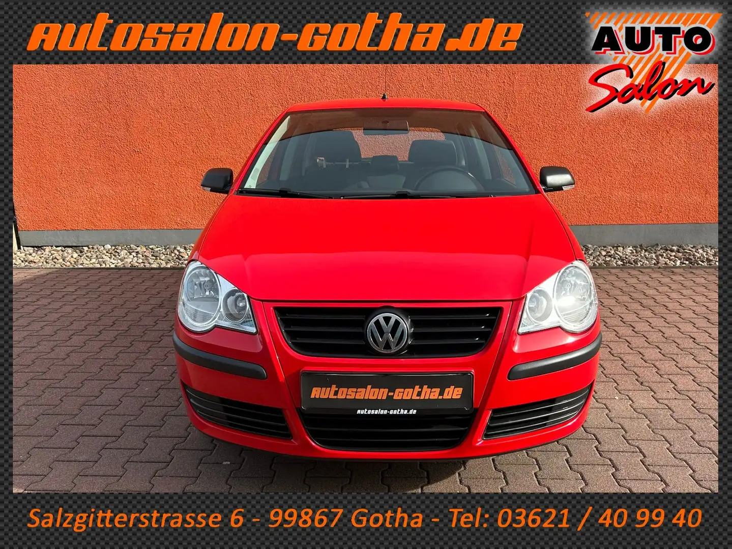 Volkswagen Polo IV Trendline 2.Hand+TÜVneu Servicegepflegt Rosso - 2