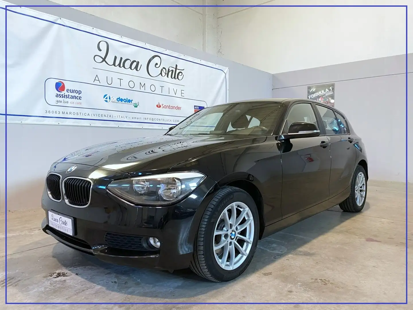 BMW 116 d 2.0d 116cv 5p. UNIQUE -Garanzia12m- Nero - 1