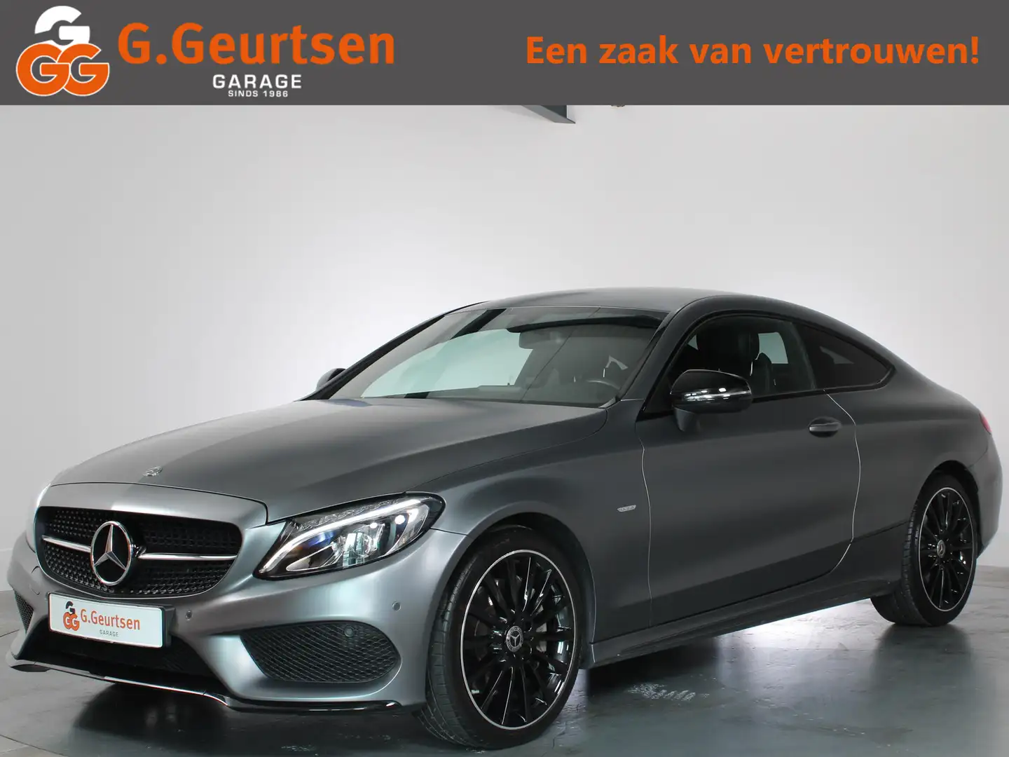 Mercedes-Benz C 250 C-klasse Coupé AMG-line Night Edition, Burmester, Grijs - 1