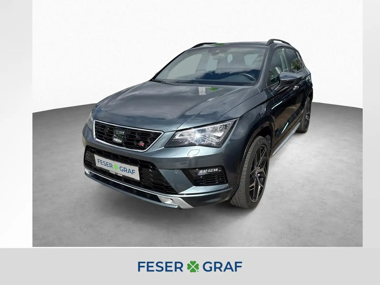 SEAT Ateca FR 2.0 TSI DSG 4DRIVE 19" AHK PANO el.HECK NAVI BE Gris - 1