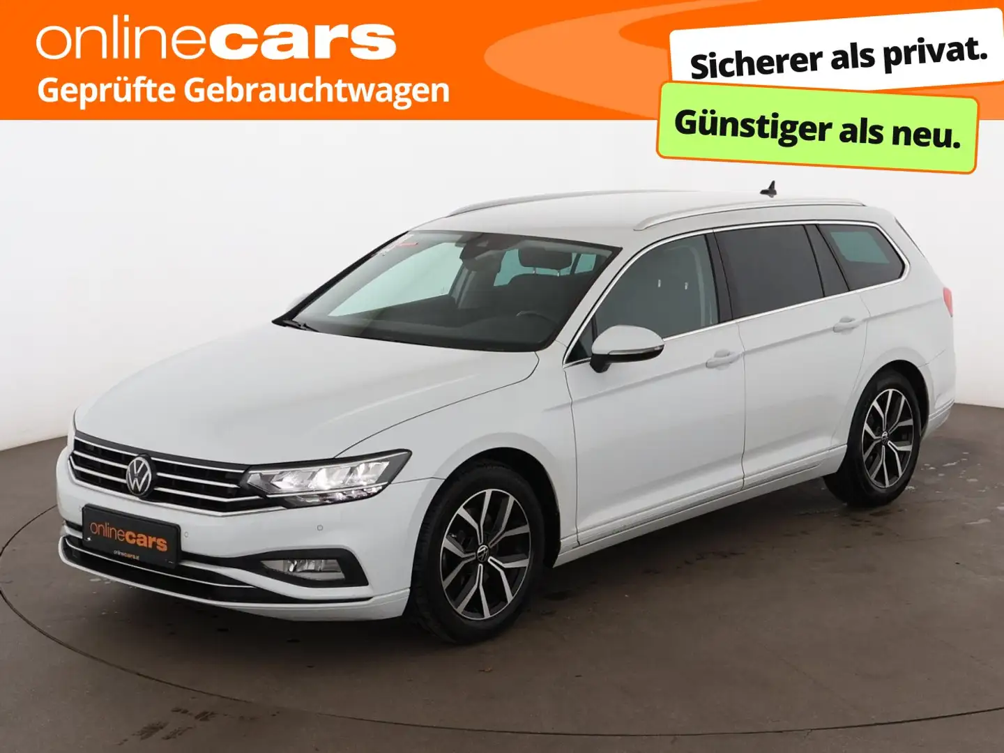 Volkswagen Passat Variant 2.0 TDI Business Aut LED HEAD-UP Weiß - 1