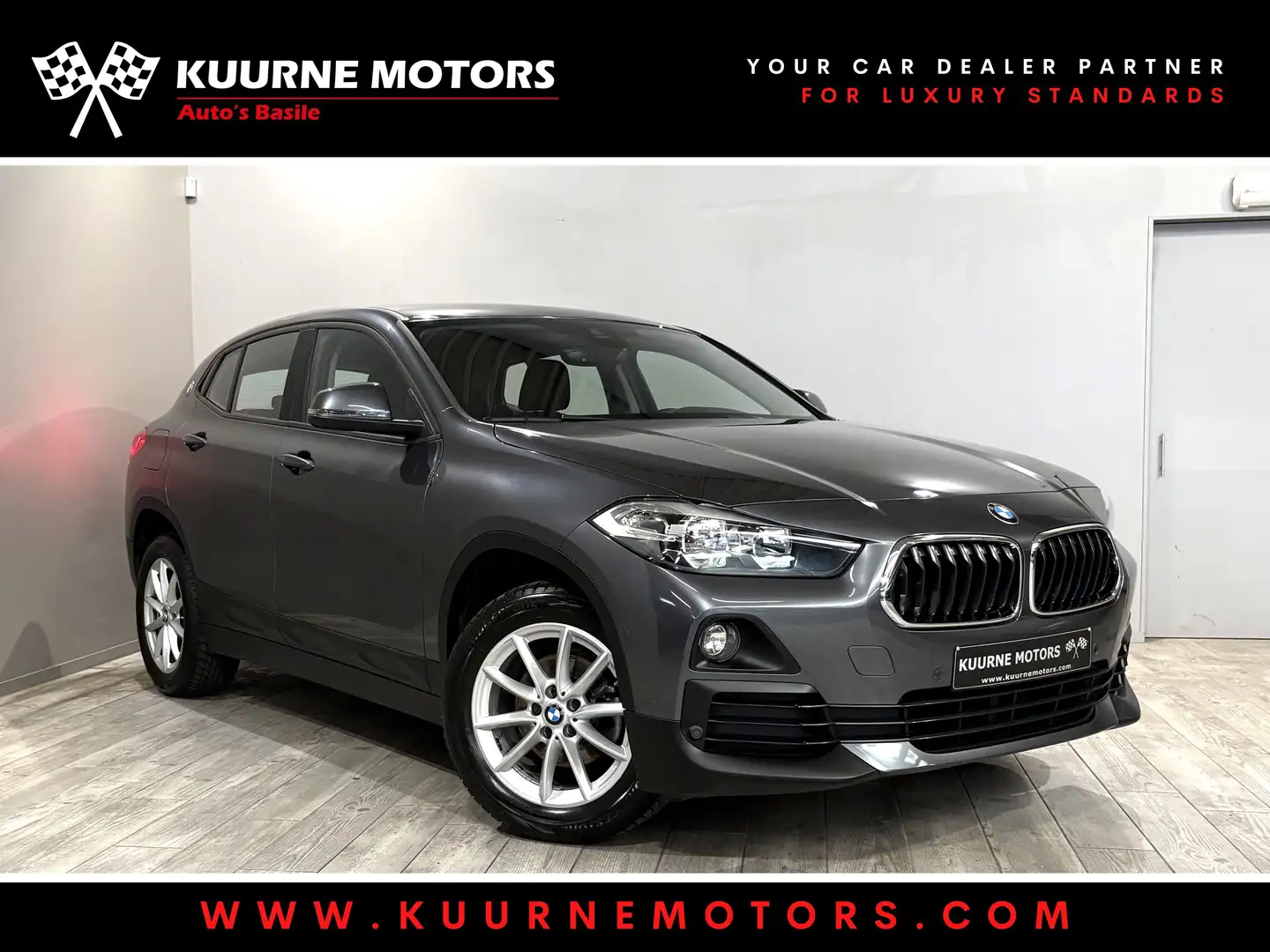 BMW X2 sDrive16d Alu17"/Leder/Gps/Pdc/Bt *1j garantie* Grey - 1