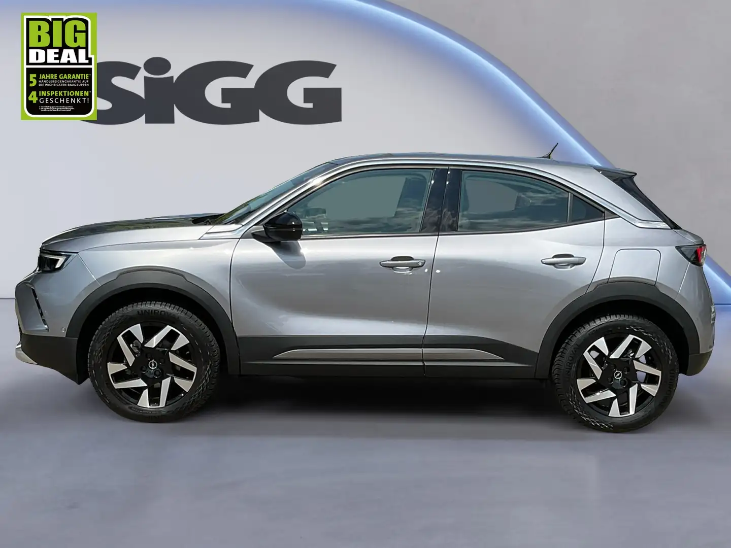 Opel Mokka 1.2 Turbo Elegance FLA SpurW LM KAM LED Gris - 2