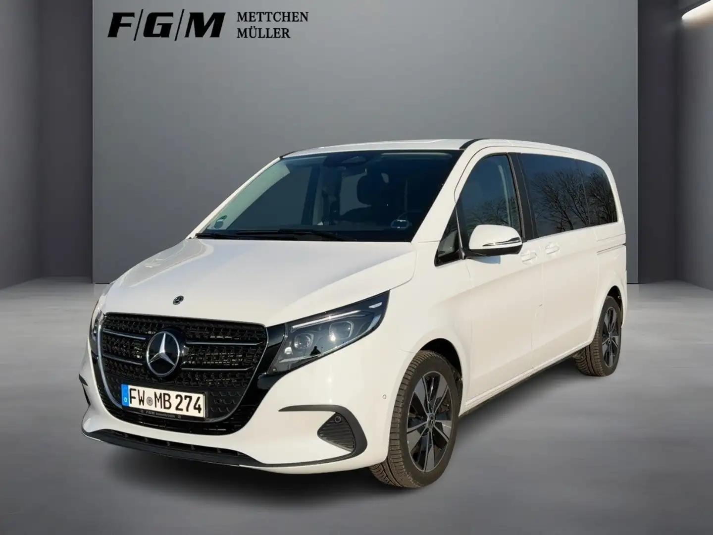 Mercedes-Benz V 220 d STYLE Kompakt TWA|AHK|Sitzhz|Distronic Weiß - 2