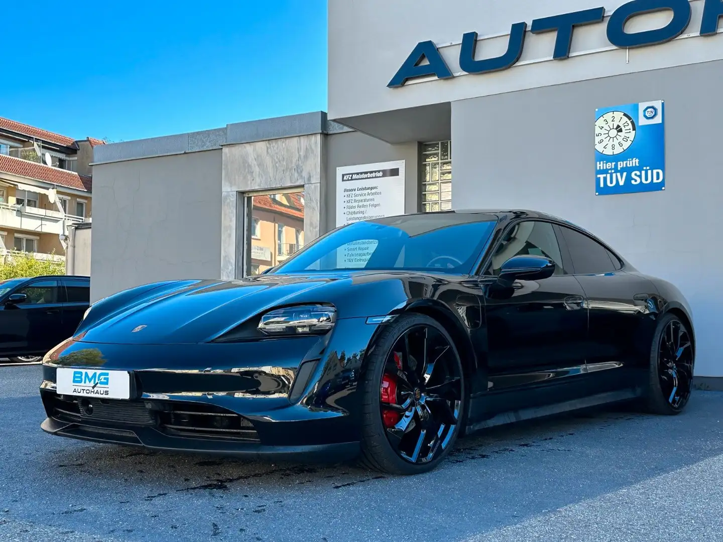 Porsche Taycan ACC Perf.Batterie+ 22" Luftfeder Kamera Noir - 1