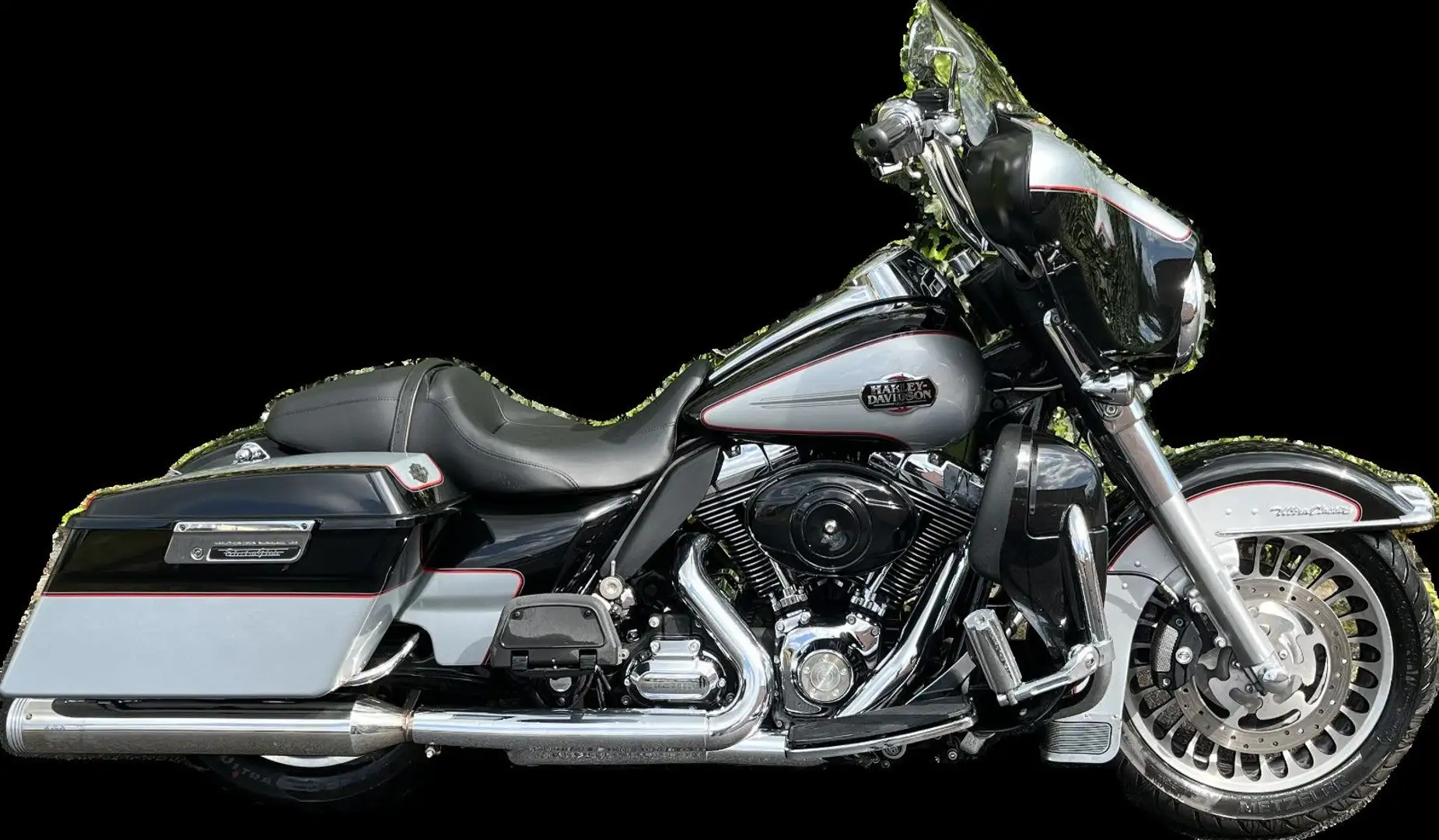 Harley-Davidson Ultra Classic Street Glide Klappenauspuff Kern Fekete - 2