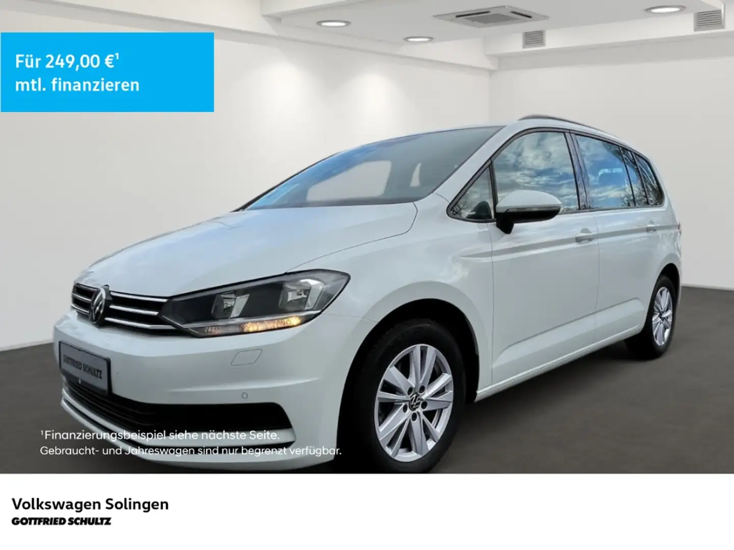 Volkswagen Touran 1.5 TSI Comfortline Navi Klima 7-Sitzer Spur Weiß - 1