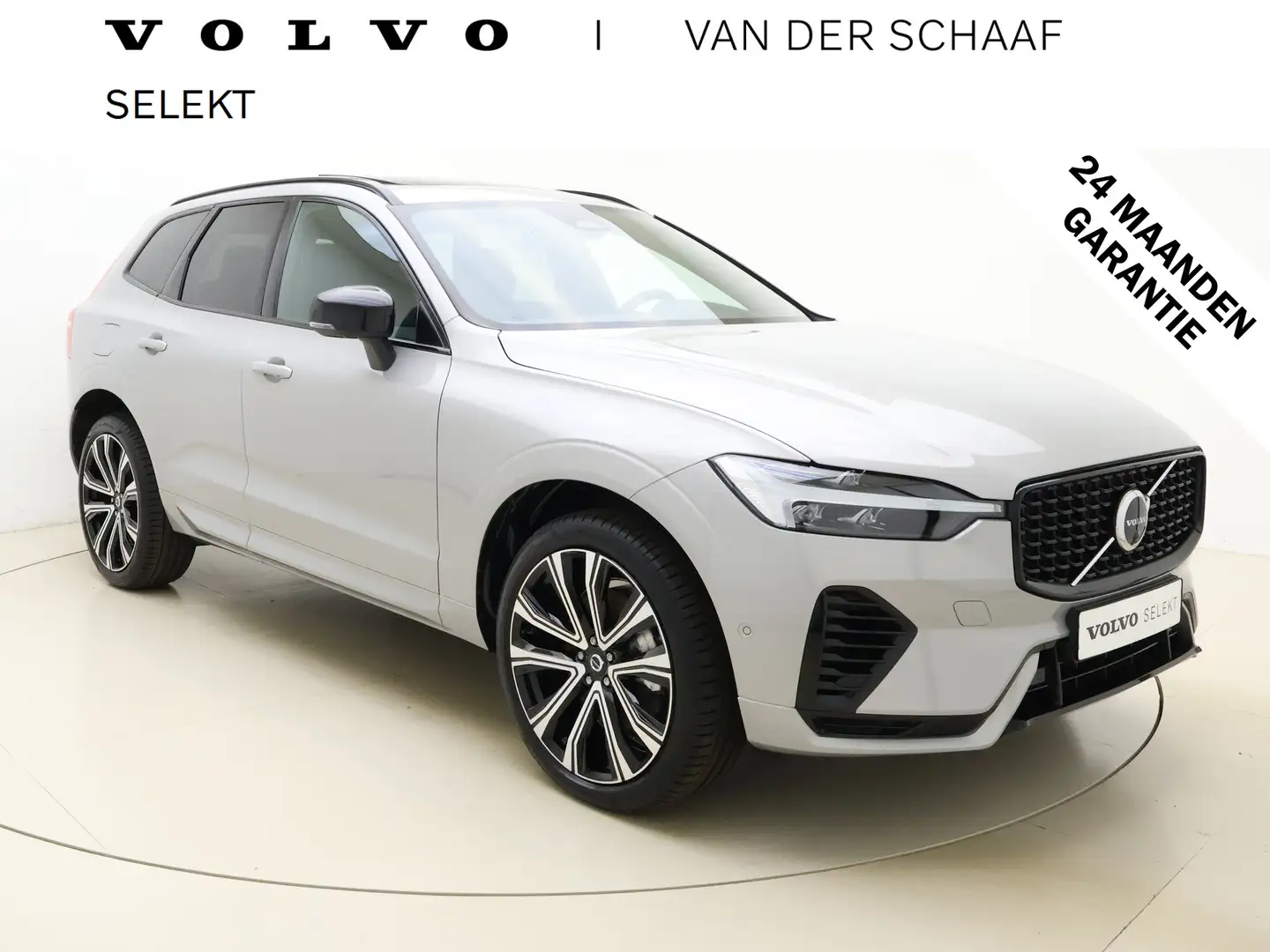 Volvo XC60 T8 455pk AWD Plus Dark / 21'' / Panoramadak / 360 Zilver - 1