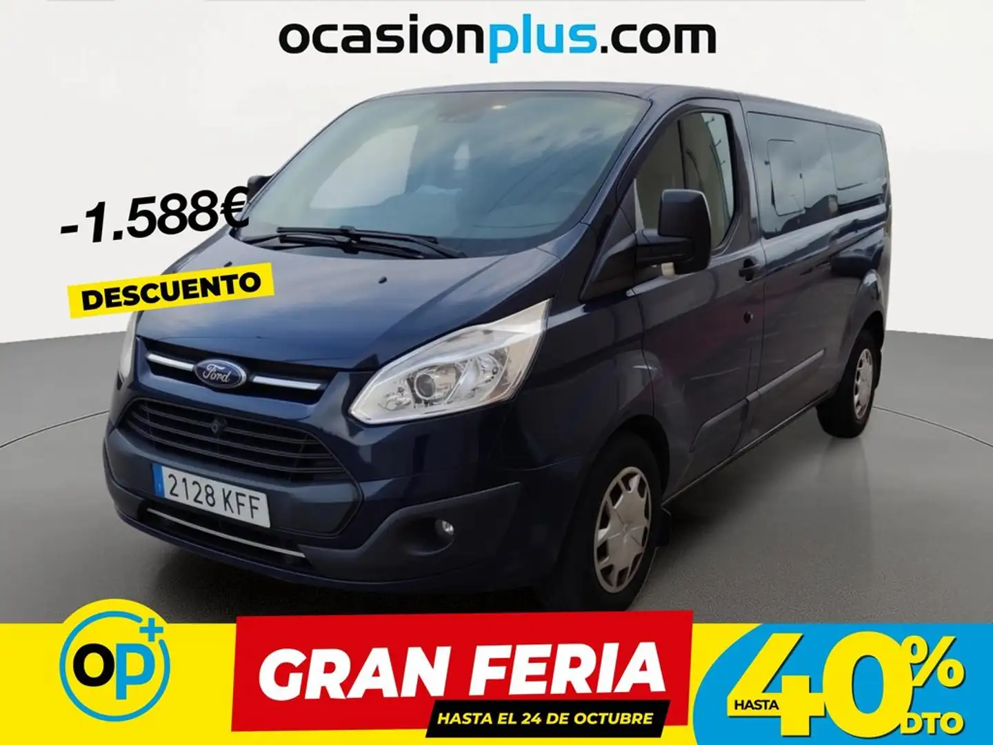 Ford Transit Custom FT 310 L2 Kombi Trend Aut. 130 Azul - 1
