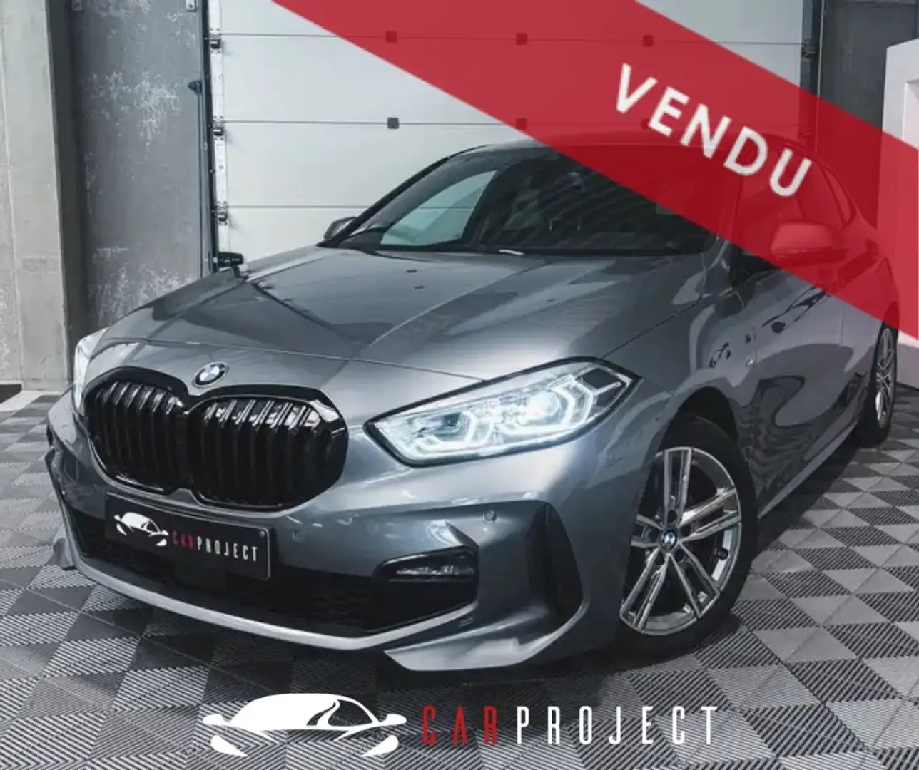 BMW 118 118d PACK M, Car-Play, Harm/Kardon Gris - 1