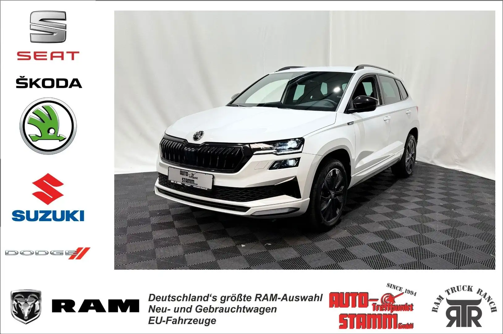Skoda Karoq 1.5TSI/DSG/Sportline/ACC/LED MATRIX Blanc - 1