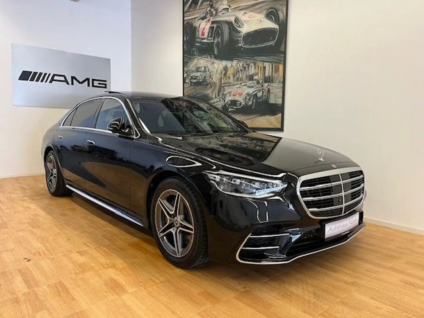Mercedes-Benz S 580 e lang long AMG-Line Sound Pano Chauffeur Noir - 1