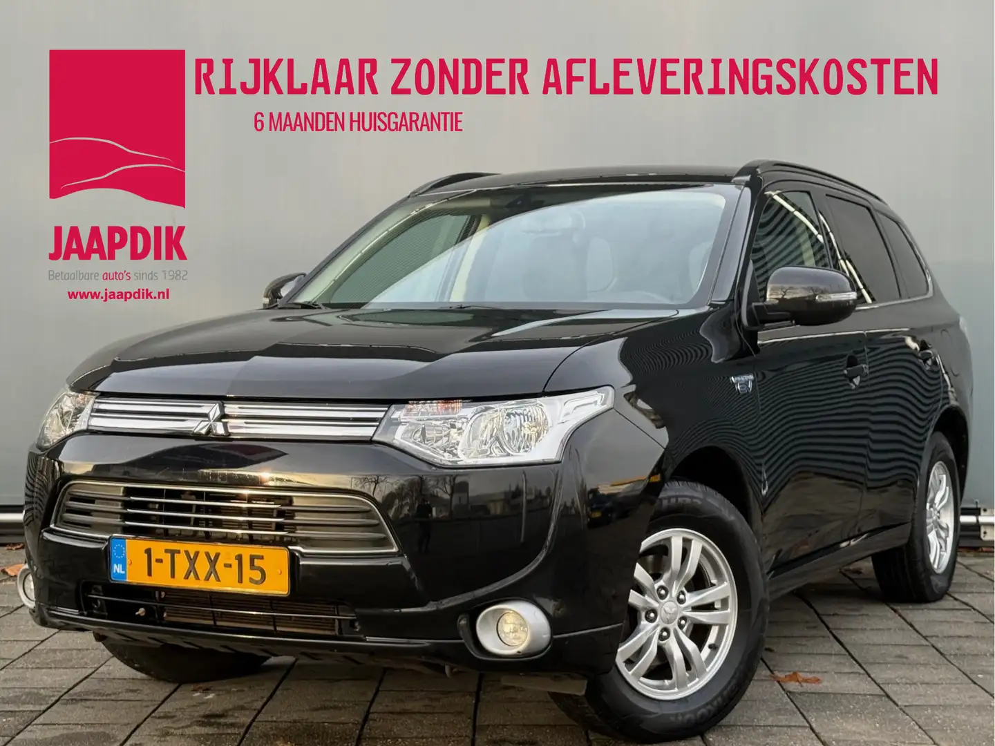 Mitsubishi Outlander BWJ 2014 | 2.0 PHEV 203PK Bus. Edition | TREKHAAK Noir - 1