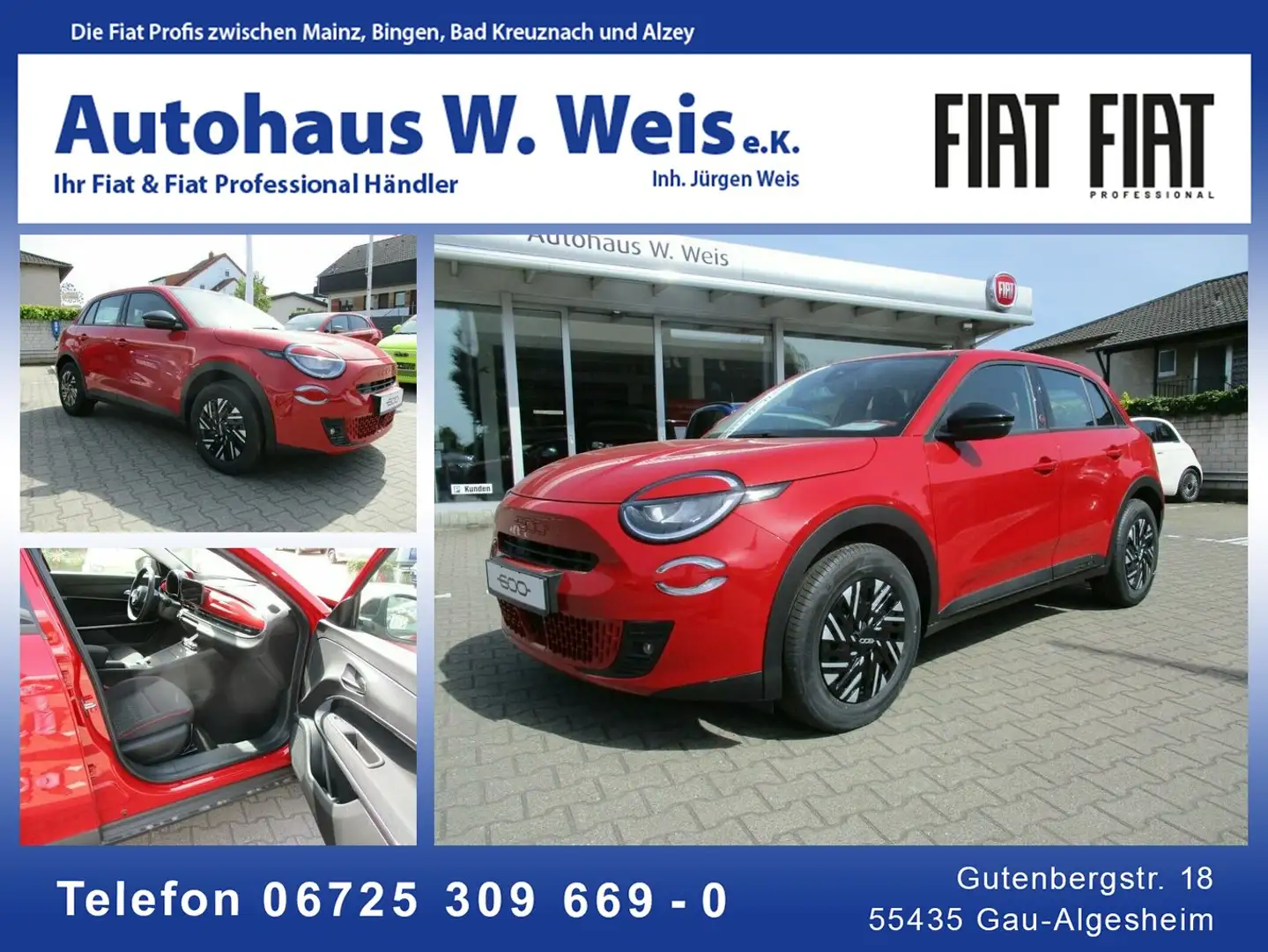 Fiat 600 Red Rot - 1