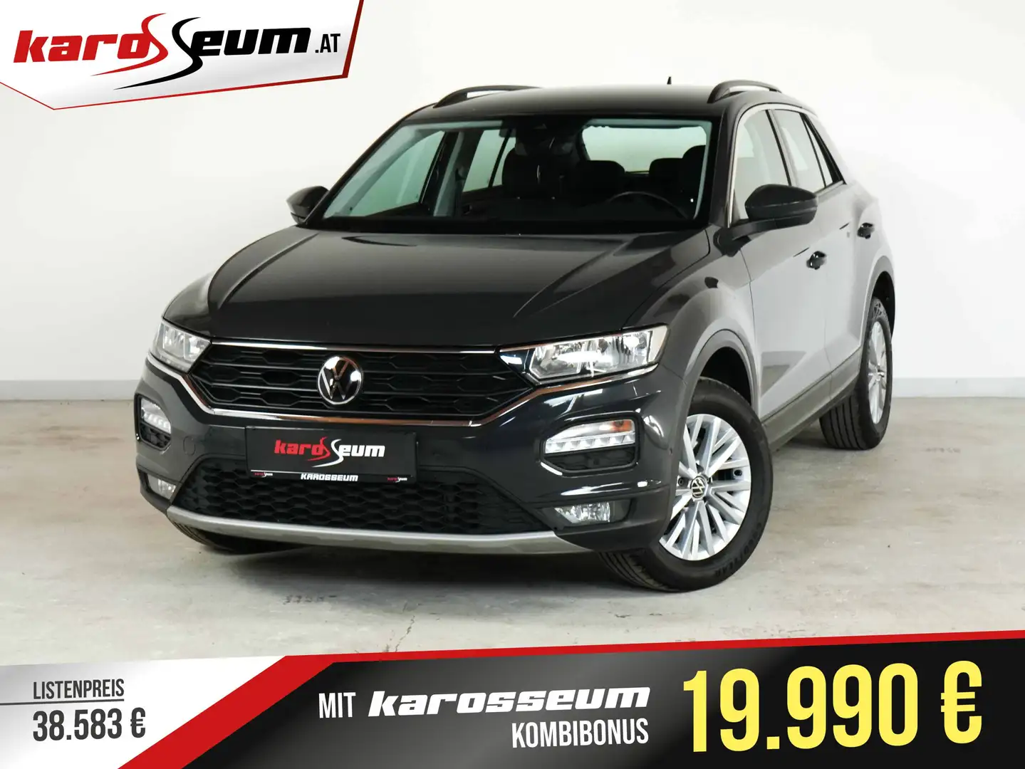 Volkswagen T-Roc Design Aut. | TRAUM-SUV | Winter-Paket |Rückfahrka Grau - 1