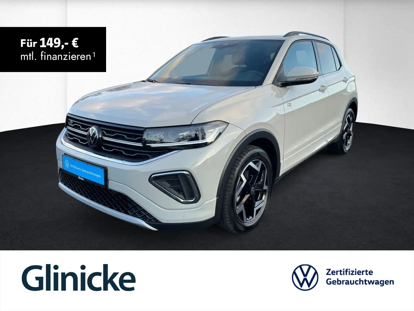 Volkswagen T-Cross R-Line 1.5 TSI DSG AHK+Matrix+ACC+Rückfa Gris - 1