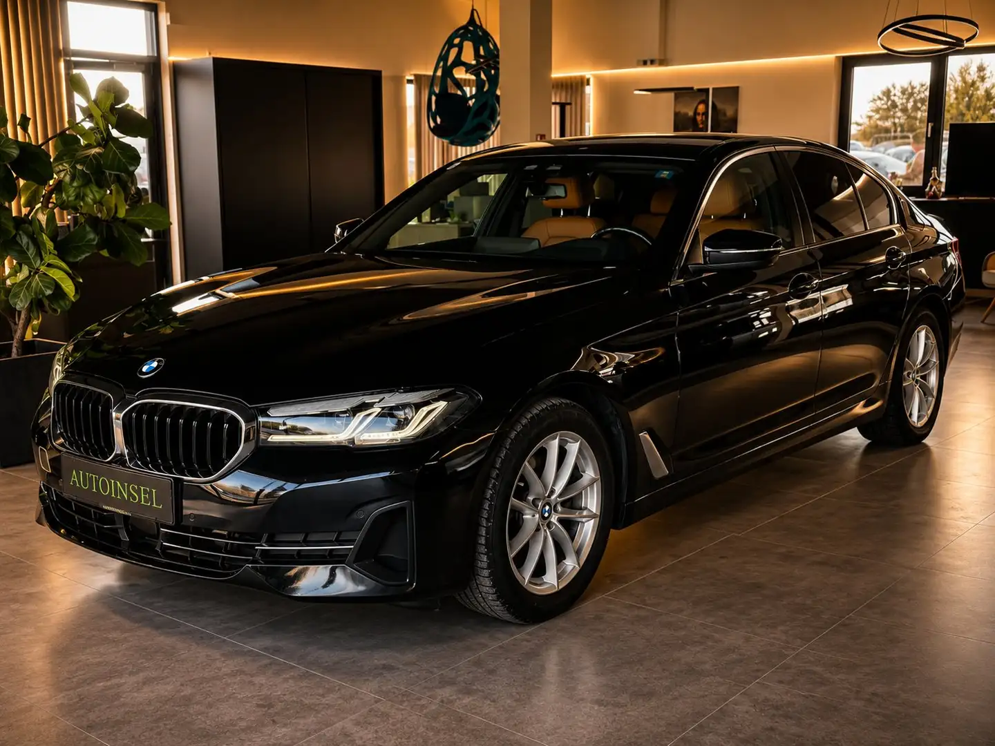 BMW 520 520 d Limousine 1.Besitz-leasingfähig-Facelift Schwarz - 2