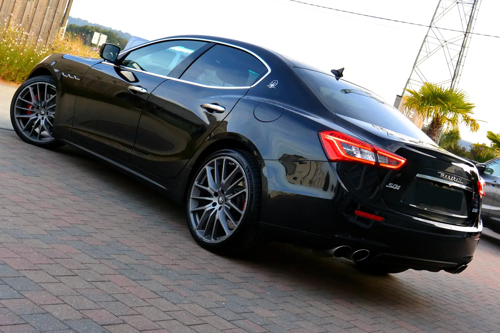 Maserati Ghibli 3.0 V6_CARBONE_FULL OPTIONS_GARANTIE_✅ Zwart - 2