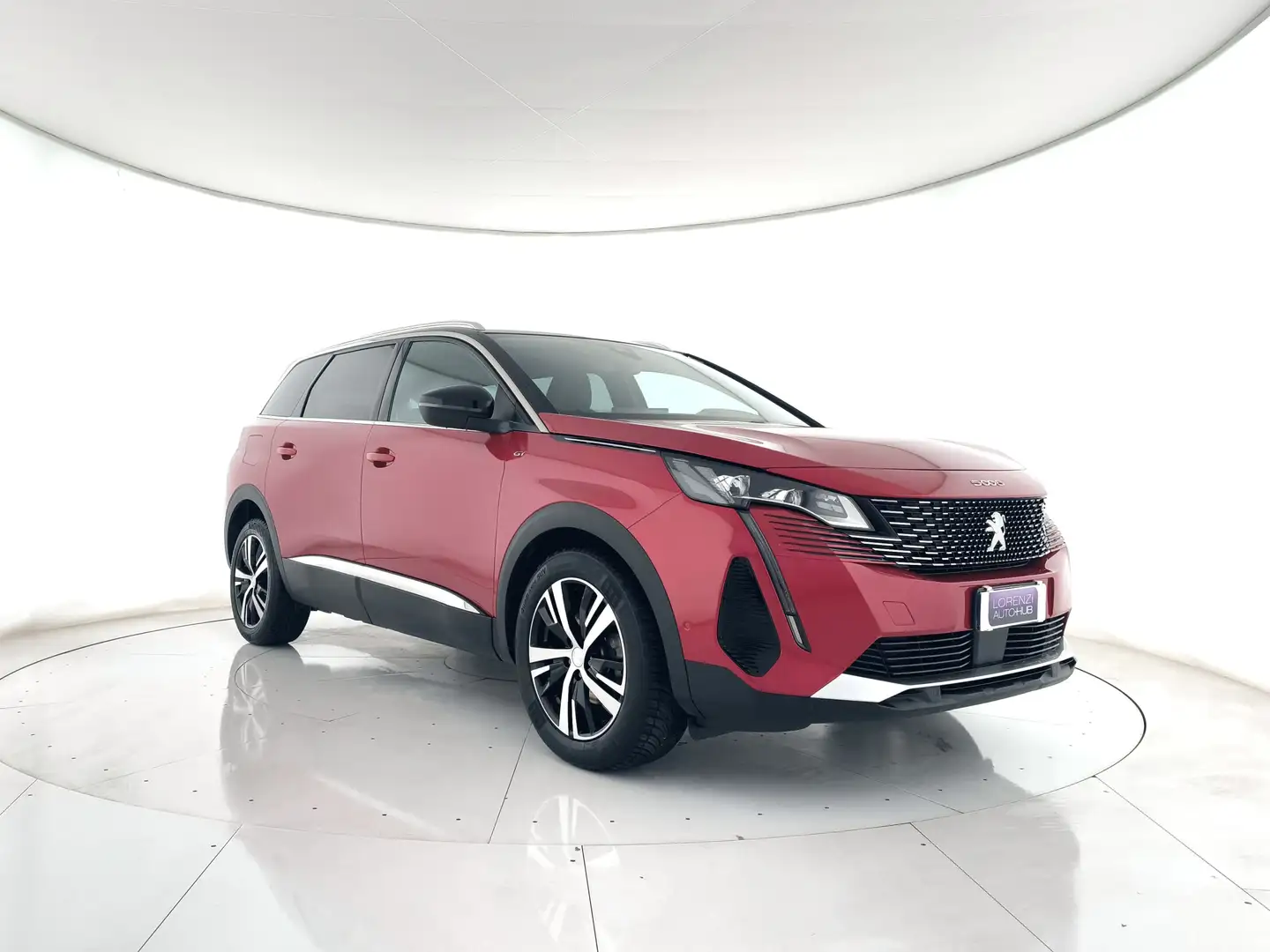 Peugeot 5008 1.5 bluehdi GT Pack s&s 130cv eat8 7P.TI ACC+CAMER Red - 1