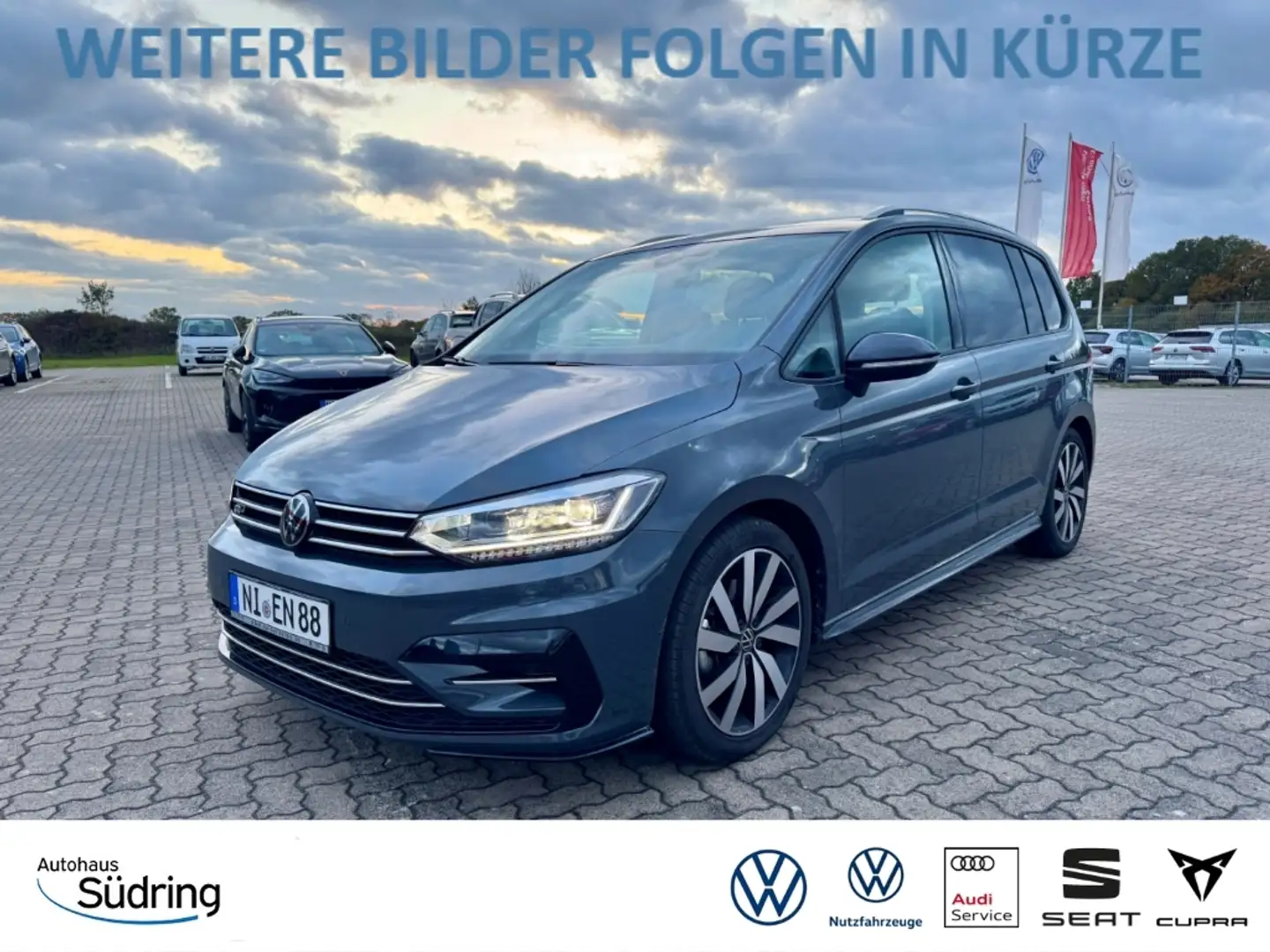Volkswagen Touran 1,5 TSI GOAL DSG AHK Navi Rückfahrk. Grau - 1