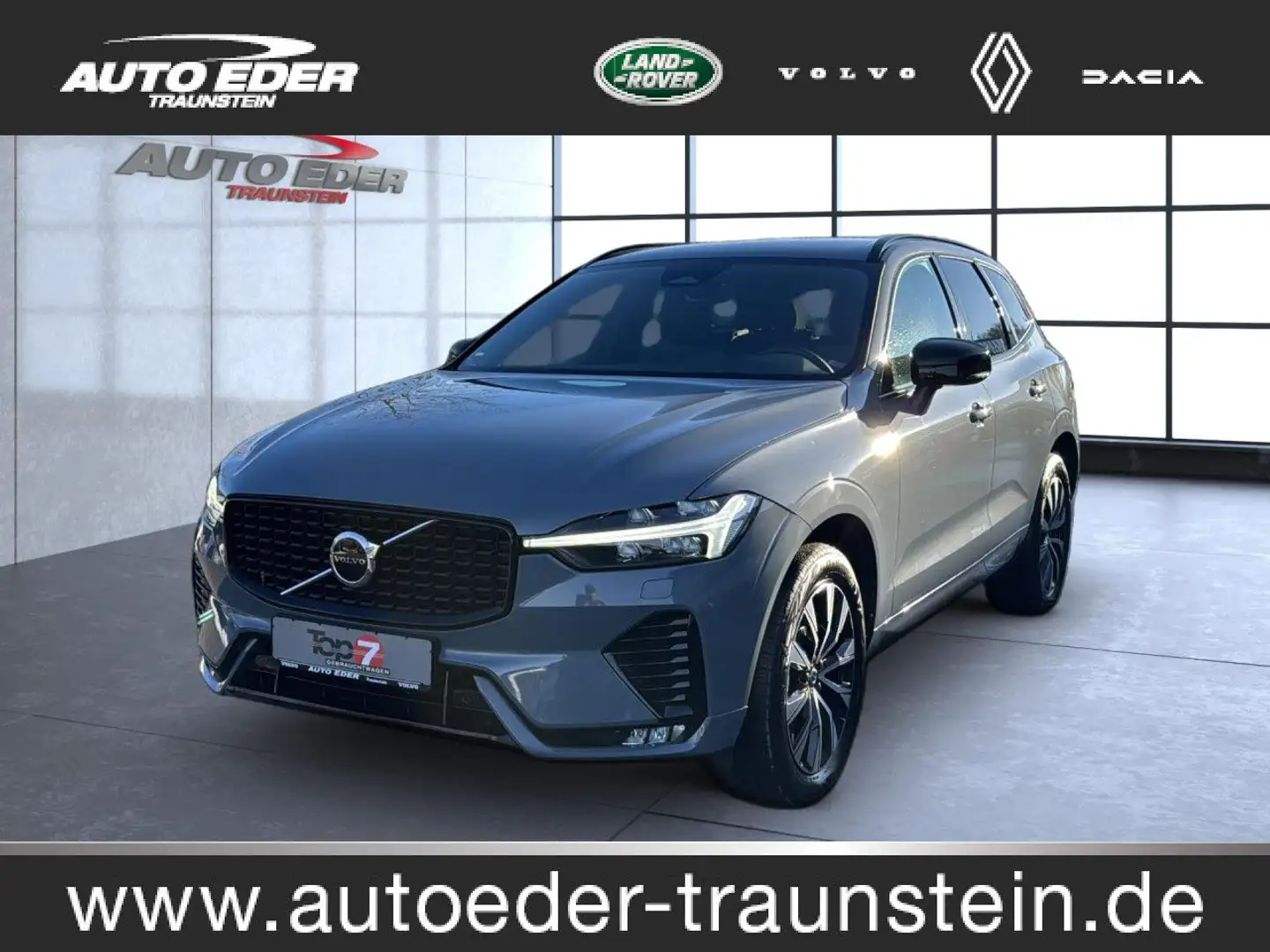 Volvo XC60 XC 60 Plus Dark AWD AHK Bluetooth Navi LED Klima Gris - 1