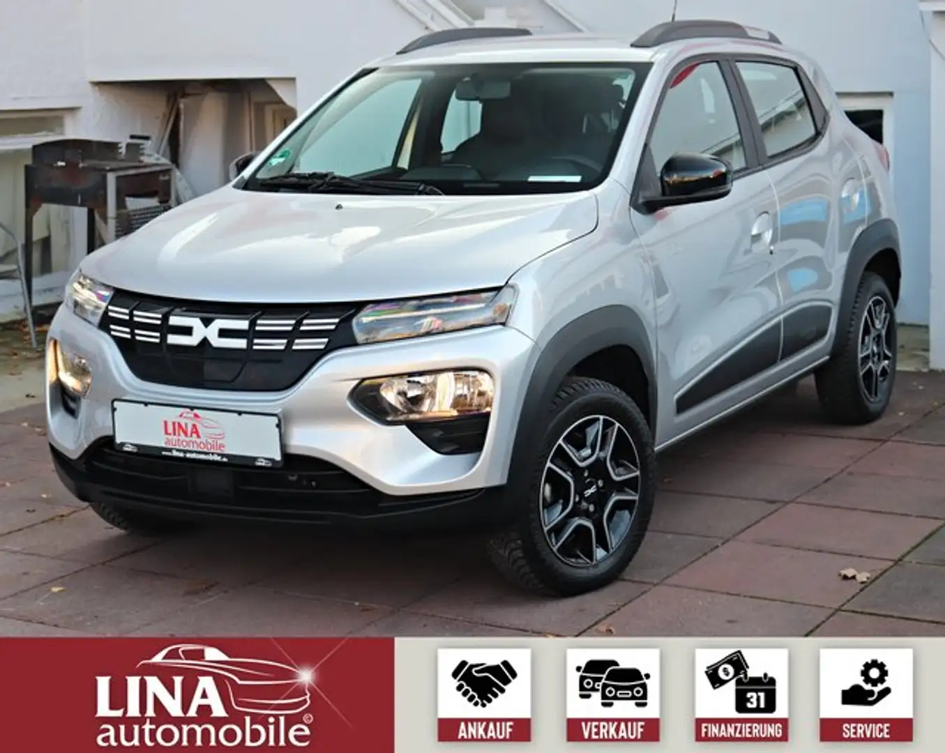 Dacia Spring Spring BATTERIE inkl. 1.Hd*KAMERA*NAVI*GARANTIE* Zilver - 1