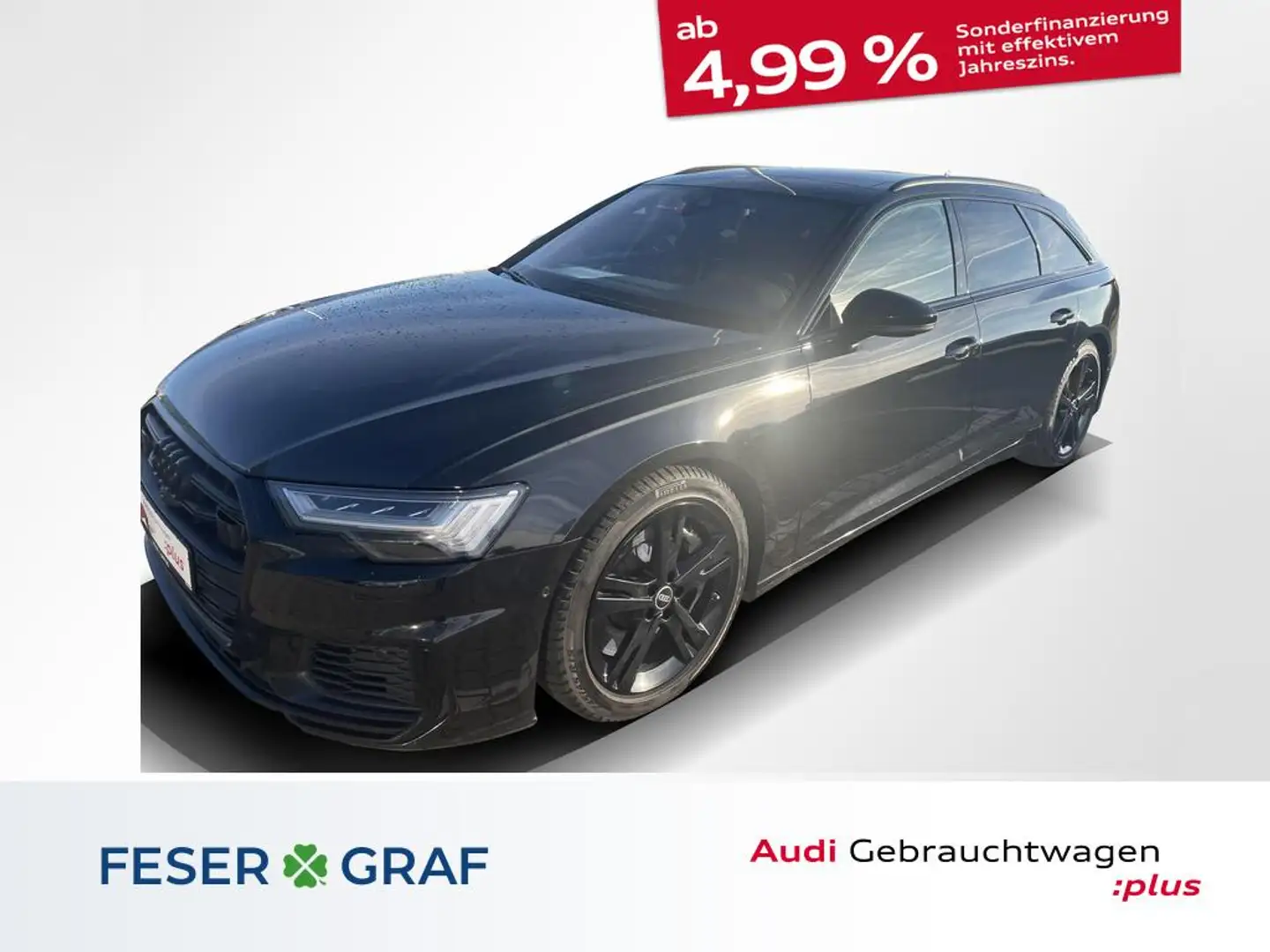 Audi S6 Avant TDI qu.,HD-Matrix,ad.Air,Pano,B&O,Standh. Noir - 1