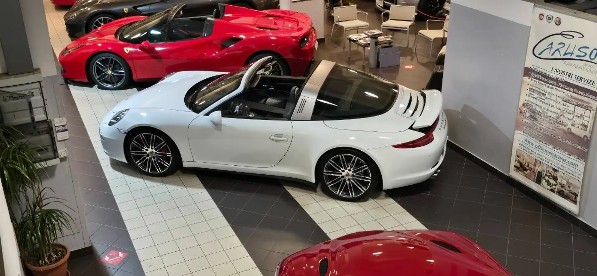Porsche 991 991 3.8 4S Targa PDK *GARANZIA 24 PORSCHE* Bianco - 1