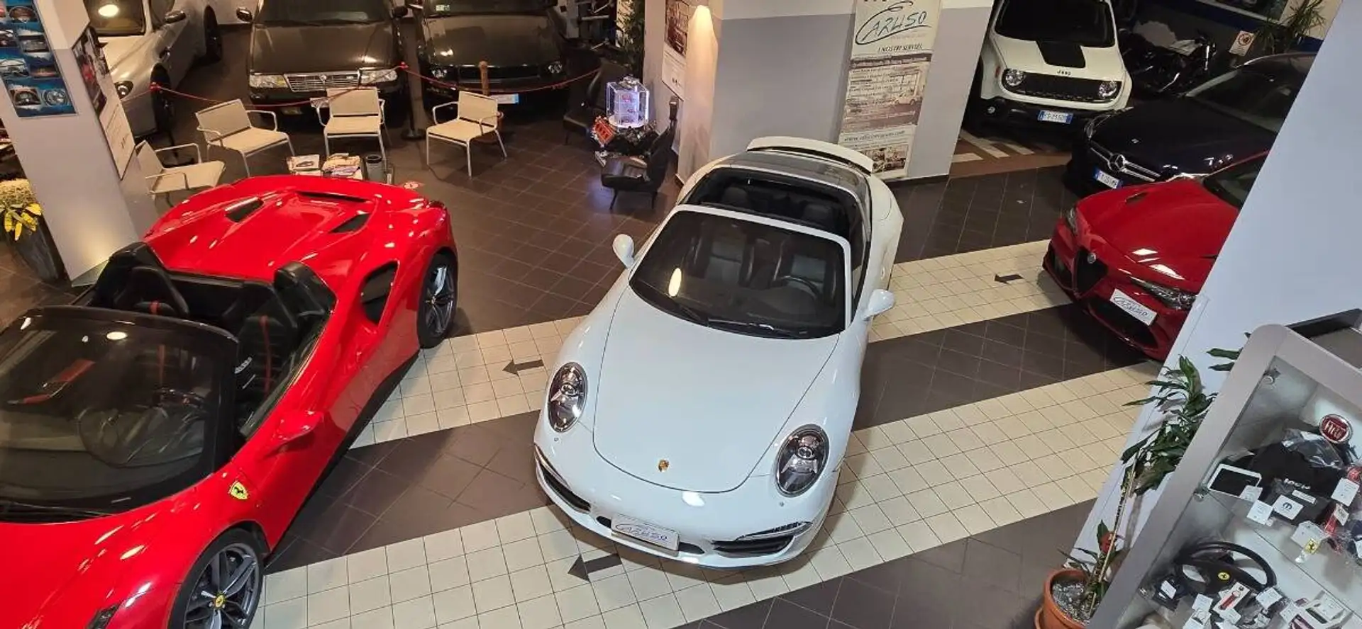 Porsche 991 991 3.8 4S Targa PDK *GARANZIA 24 PORSCHE* Bianco - 2