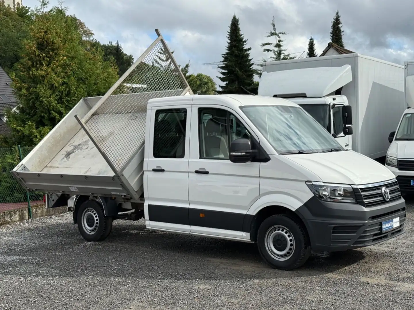 Volkswagen CRAFTER DoKa DREISEITENKIPPER AHK KLIMA NAVI SHZ Wit - 1