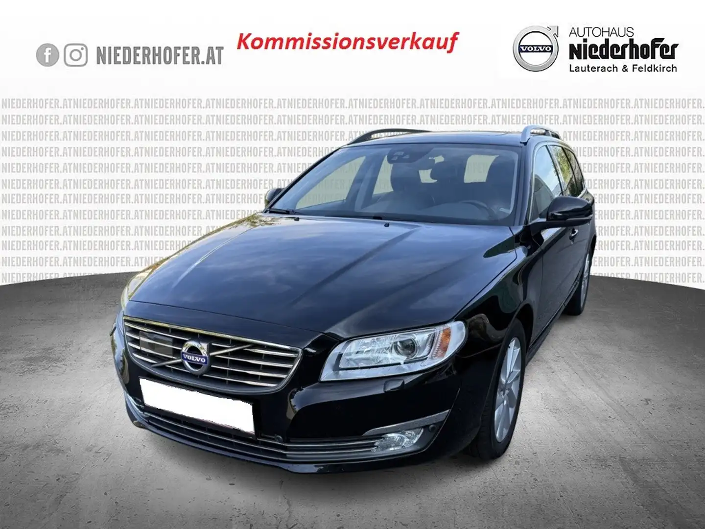 Volvo V70 D4 Summum Geartronic Noir - 1