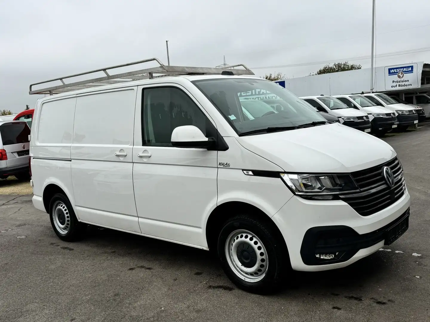 Volkswagen T6 Transporter 6.1 Kasten TDI AHK*Kamera*Tempoma Weiß - 2