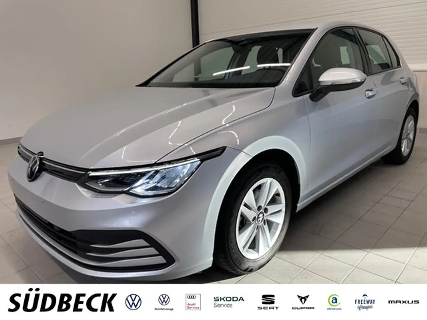 Volkswagen Golf VIII Lim. 2.0 TDI Life APP+NAVI+KAMERA+LANE Silver - 1