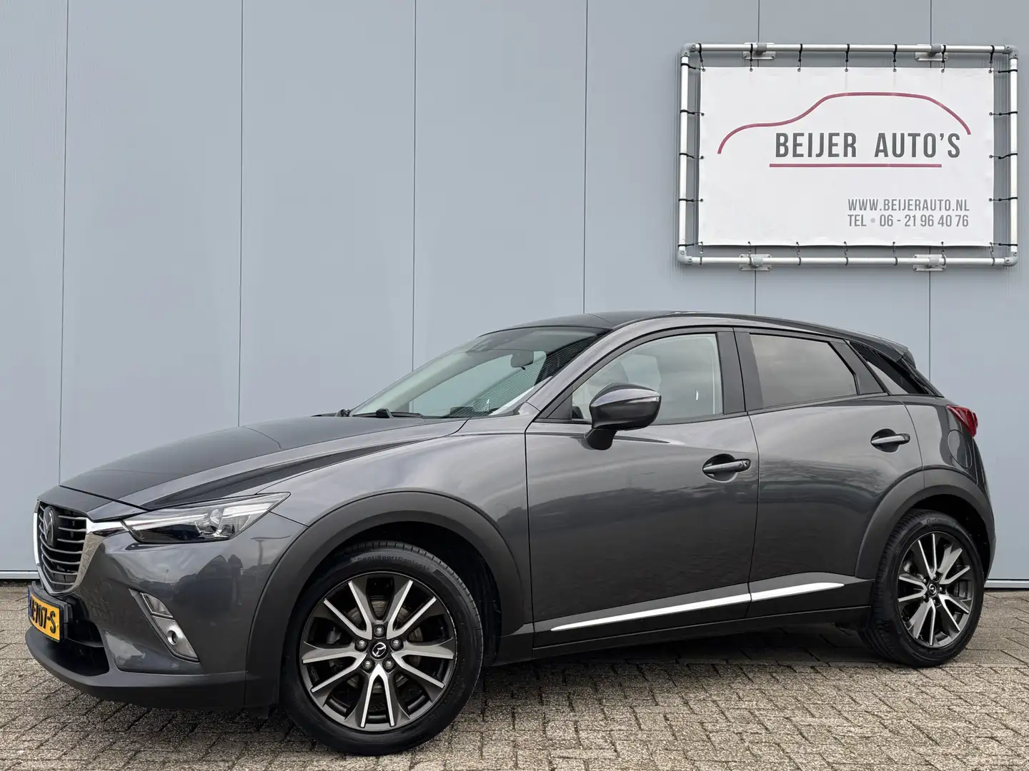 Mazda CX-3 2.0 SkyActiv-G 120 GT-M Camera/Navi/Bluetooth/Stoe Gris - 1