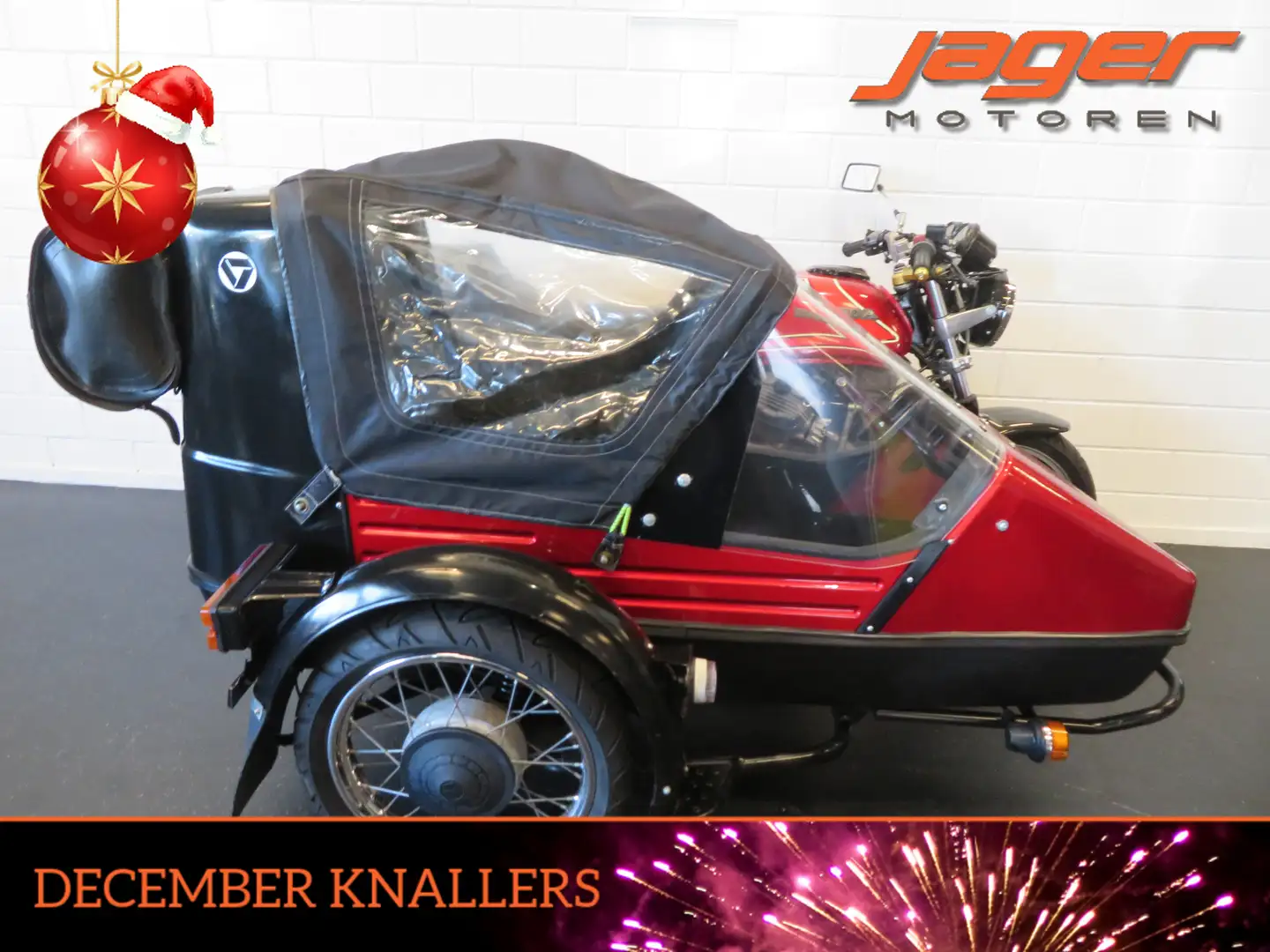 Honda CX 500 L4E ZIJSPAN Rood - 1