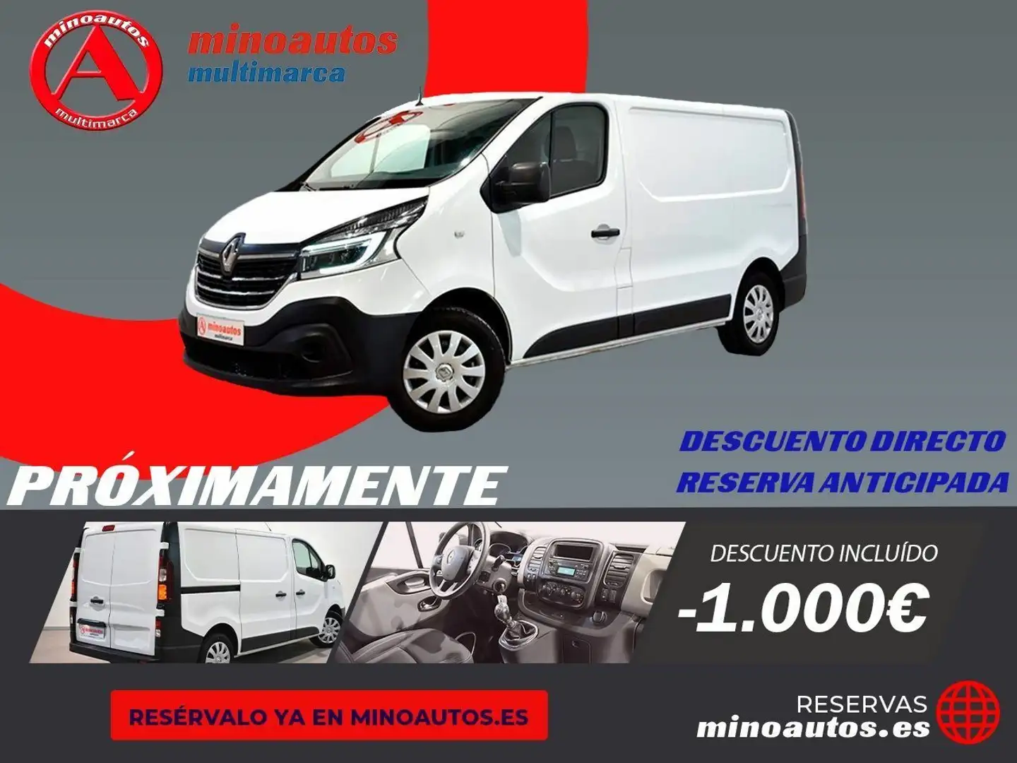 Renault Trafic Furgón 29 L1H1 dCi 88kW Blanco - 1