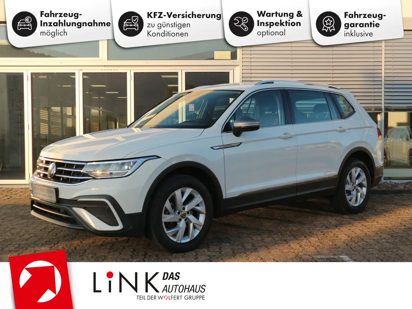 Volkswagen Tiguan Allspace Life 2.0 TDI DSG RFK ACC LED NAV Wit - 1