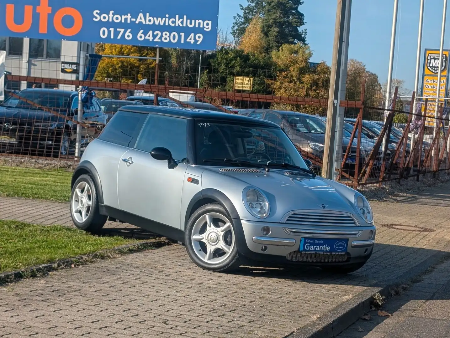 MINI Cooper One*KLIMA*NAVI*RADIO-CD*ZV-FUNK !! Silber - 2