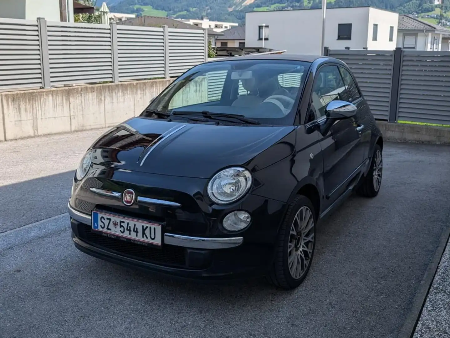 Fiat 500C 500 Cabrio 1,2 Lounge Lounge Schwarz - 1